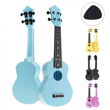 Load image into Gallery viewer, 21 Inch Colorful Acoustic Ukulele Uke 4 Strings Hawaii Guitar Guitarra Musica Instrument for Kids and Music Beginner